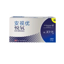 88VIP：强生安视优 硅水凝胶隐形眼镜 悦氧 月抛3片 *3件136.05元（合45.35元/件）