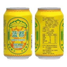 蓝都 菠萝风味气泡饮料 320ml*2罐0.99元包邮