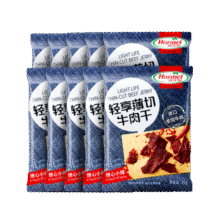 荷美尔（Hormel）轻享薄切牛肉干金沙蛋黄香肠办公室休闲零食肉铺网红零食 撩心小辣牛肉干35g*10158元 (券后省30)