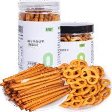 轻即 碱水棒80g/罐+饼干结110g/罐 海盐味9.03元包邮（需试用）