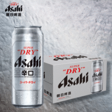 Asahi 朝日 超爽啤酒 500mL*12罐￥59.90 6.4折 比上一次爆料上涨 ￥4.39