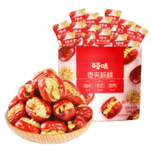 百草味 枣夹核桃 408g14.9元