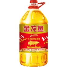 金龙鱼 黄金比例食用油6.28L×1桶62.55元+160淘金币（需领券）包邮