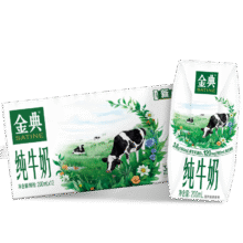 金典纯牛奶200ml*12盒/箱 严选优质牧场 精巧自饮装 3月产 61831.4元（需领券）