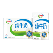 需凑单：伊利 纯牛奶250ml*16盒＊2件57.22元包邮（合28.61元/件）