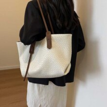 包包女2025新款爆款轻奢百搭大容量托特包女款手提单肩斜挎包女包91