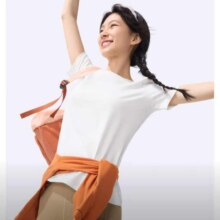 PLUS：蕉下（beneunder）棉质短袖T恤 女士轻薄透气休闲百搭  多色可选85.2元（凑单后35.7元/件）