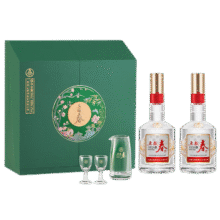 plus：五粮液股份 五粮春二代 菁萃风雅礼盒 浓香型白酒 52度 500mL*2瓶合375.4元/件，折187.7元/瓶