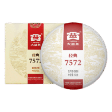 plus会员：大益茶叶 经典7572 熟饼150g *3件、需凑单30.6元/件（共91.8元+凑20.8元）