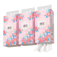 漫花挂式抽纸大包纸巾家庭实惠装卫生间厕所挂壁式卫生纸悬挂厕纸 湘妃挂抽 4层 250抽*3提4.95元