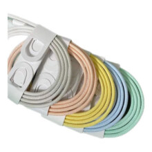 POSKELRTYc to lightning pd20w快充线USB编织充电线c to  c （60W)数据线适用于苹果安卓手机 双TYPE-C（15/16/安卓）蓝色 1米(跟帖截图客服送C-C线20.9元