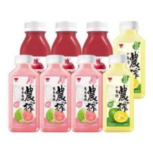味全 NFC低温冷藏复合果汁饮料 300ml*8瓶（芭乐青提*3+红石榴汁*3+小青柠*2）25元包邮（3.13元/瓶）