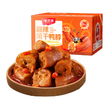 味滋源 风干鸭脖500g/盒 麻辣味11.21元包邮（需试用）