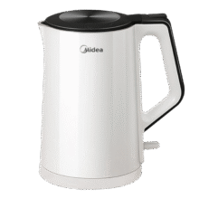 美的（Midea） 【国家补贴】电热水壶 热水壶 家用大容量不锈钢烧水壶双层防烫 一体无缝内胆电水壶开水壶 1.5L 【304不锈钢】59元