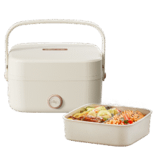 小熊（Bear）电热饭盒 加热饭盒 保温饭盒 1.0L免注水便捷式低音恒温不粘内胆分隔饭盒DFH-D10Q1102.66元（需领券），无国补125.14元