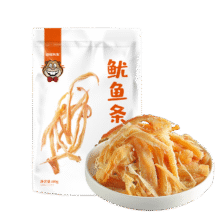 海狸先生 手撕炭烤鱿鱼丝 80g*2袋8.49元（需领券）
