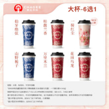 霸王茶姬（CHAGEE）霸王茶姬 原叶鲜奶茶大杯6选1 一骑红尘可选 单次兑换券15元（需领券）