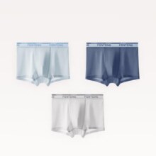 FENTENG 芬腾   男士冰丝10A抗菌裆平角短裤  3条装39.9元（需领券）