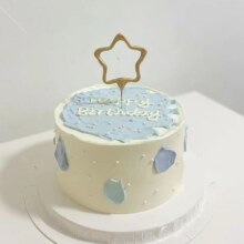 童话王子·生日蛋糕 6英寸【动物奶油】简约风水果生日蛋糕送货上门，安佳淡奶油蛋糕原价288元，现价94.8元