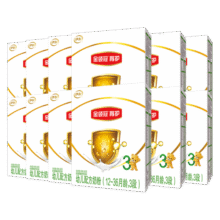 伊利金领冠育护【5倍DHA好脑力】幼儿奶粉3段(1-3岁)400g*12盒整箱装696元 (券后省0.88,月销1w+)