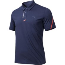 安踏男子冰丝短袖运动POLO衫152.1元