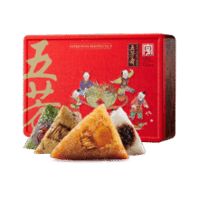 五芳斋江南五芳粽子礼盒1600克 16粽4口味 中华老字号 嘉兴特产81.57元（合27.19元/件）