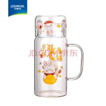 Lovwish 乐唯诗 防爆耐高温高硼硅玻璃水壶水杯一人饮套装 1200ml￥9.90