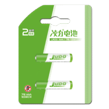 凌力 JUDO 绿白碱性电池 【2粒卡装】7号AAA1元