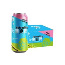 天湖啤酒8度爽啤500ml*24听整箱聚会畅饮43.9元 (券后省10)