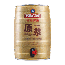青岛啤酒原浆 7天新鲜直送原浆13度 5L 1桶 【每周三/六生产】207.9元（需领券）