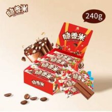 德芙 脆香米草莓巧克力240g19.9元包邮