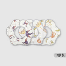 巴厘小猪 婴幼儿 纱布口水巾/薄款围兜防水 *3条4.9元（需领券）(微信小程序购买)