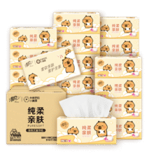 清风 抽纸 4层、90抽*20包17.87元