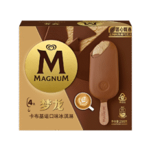 梦龙 MAGNUM 冰淇淋 卡布基诺口味 64g*4支66元（合16.5元/件）