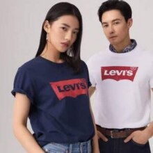 Levi's 李维斯 男士美式宽松印花短袖T恤新低46.05元包邮