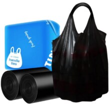 e洁 垃圾袋加厚家用酒店塑料袋 108只10L 国标易撕背心 45x59cm1.9元