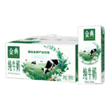 金典纯牛奶整箱 250ml*12盒 3.6g乳蛋白 【2月产】23.7元
