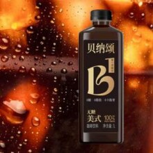 味全 贝纳颂 冷藏无糖美式咖啡 1L*4件30.96元包邮（7.74元/件）
