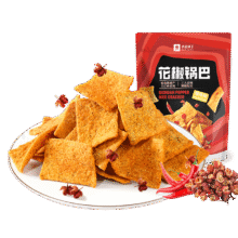 良品铺子花椒锅巴(爆辣味)108g辣味锅巴粗粮锅巴网红膨化零食小吃休闲零食3.94元（需领券）