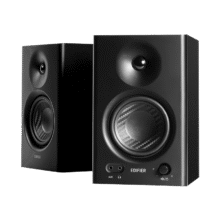 再降价、PLUS会员：漫步者（EDIFIER）MR4 有源监听2.0音箱  HIFI音质 多媒体电脑电视音响 桌面音响 黑色283.96元（需领券）