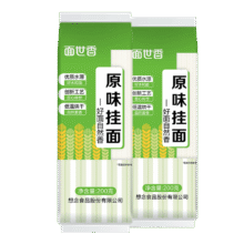 河南挂面家常面条 原味挂面零添加 200g*2袋0.9元（需拼团）
