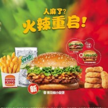 美团 汉堡王 青花椒小皇堡4件套 多店可用原价50元 现价26元
