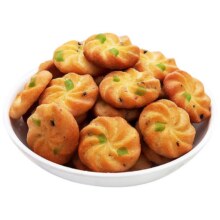 家世诺香葱芝麻小圆饼干早餐食品31.68元（合15.84元/件）