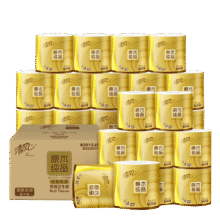 清风 原木金装 卫生纸 4层125g30卷*3件110.7元(合36.9元/件)