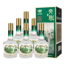 文君国潮新品 文君藏品 浓香型白酒礼盒 52度 500mL 6瓶 6盒原厂原箱588元（需领券）