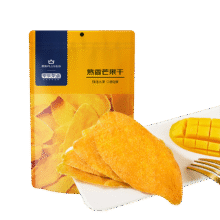 618好价！京东京造X京东PLUS会员联名款 芒果干500g 已售50万+22.16元/件（需买2件）