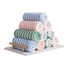 京喜 加厚珊瑚绒清洁抹布 3条装0.1元 包邮