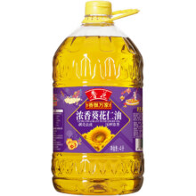 鲁花食用油 剥壳去皮 压榨浓香 香飘万家浓香葵花仁油 4L*1桶67.9元（需领券）