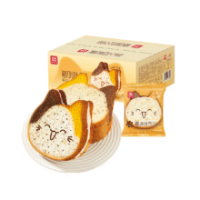 88VIP:a1吐司猫咪吐司牛乳味360g×1箱3.21元（需领券，淘金币抵1.19，返3元超市卡后）