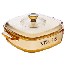 康宁（VISIONS）1L方形耐热玻璃锅汤锅奶锅煮锅炖锅 VS1RV玻璃锅 16.7cm137.8元（需领券）